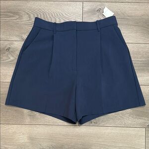 Abercrombie & Fitch High Waist Blue Shorts